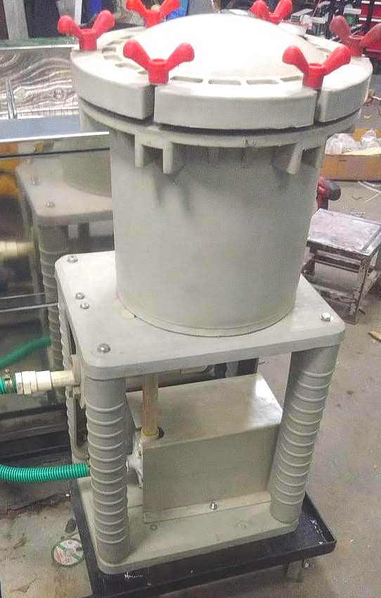 Hot air drying chamber